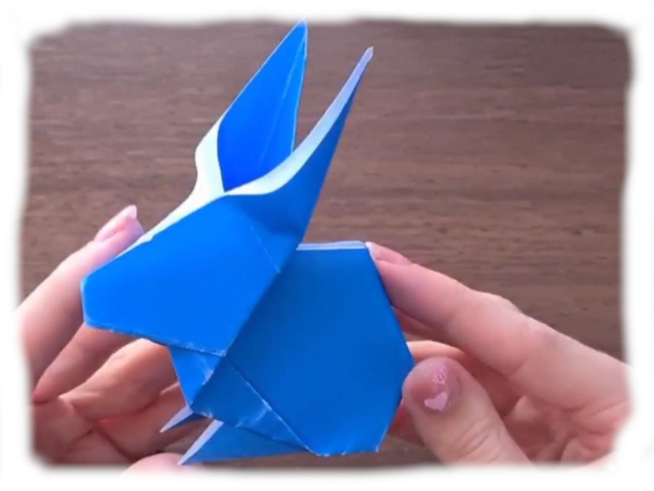 Bild zur Veranstaltung - Mach doch mal... Ein Origami-Häschen II