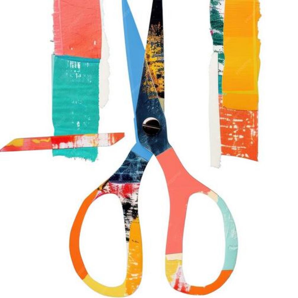 Bild zur Veranstaltung - Schnittstelle - Collagen und Scherenschnitte 