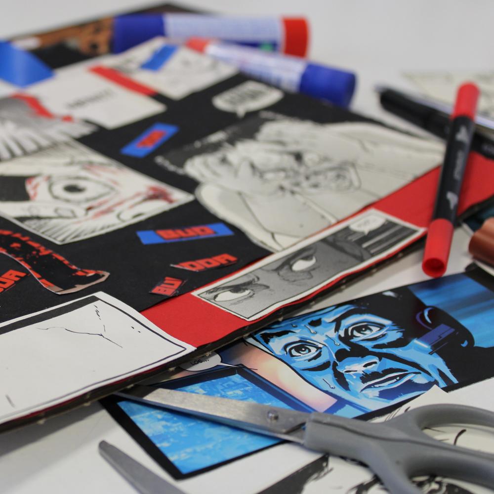 Bild zur Veranstaltung - Crime-Scene Collagen