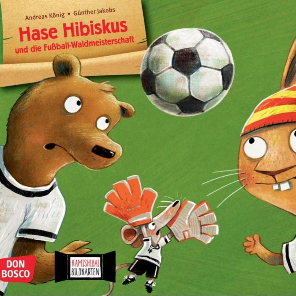 Bild zur Veranstaltung -  Hase Hibiskus und die Fußball-Waldmeisterschaft