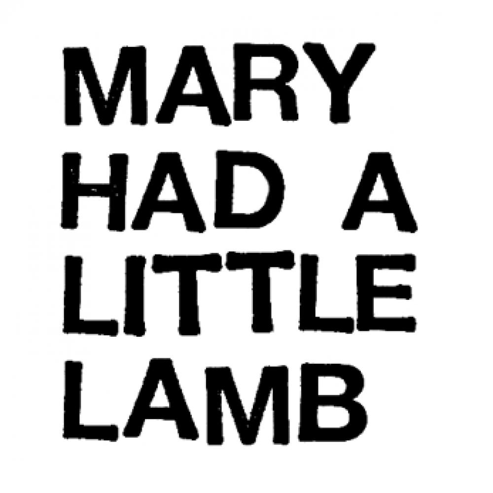 Bild zur Veranstaltung - Nursery Rhyme 18: Mary had a little lamb
