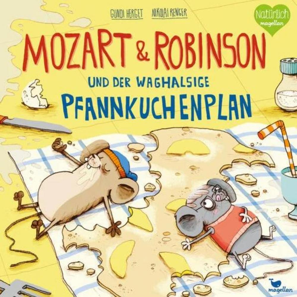 Bild zur Veranstaltung - Mozart und Robinson und der waghalsige Pfannkuchenplan von Gundi Herget und Nikolai Renger