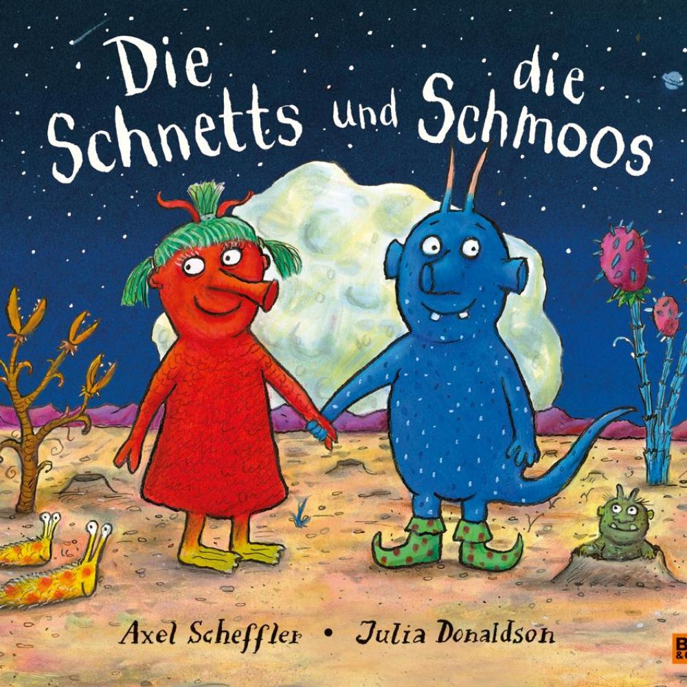 Bild zur Veranstaltung - Kamishibai Erzähltheater - Die Schnetts und die Schmoos von Gudrun Seifert-Kneer, Axel Scheffler und Julia Donaldson