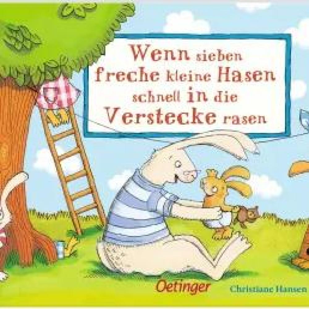 Bild zur Veranstaltung - Wenn sieben freche kleine Hasen schnell in die Verstecke rasen von Sabine Praml