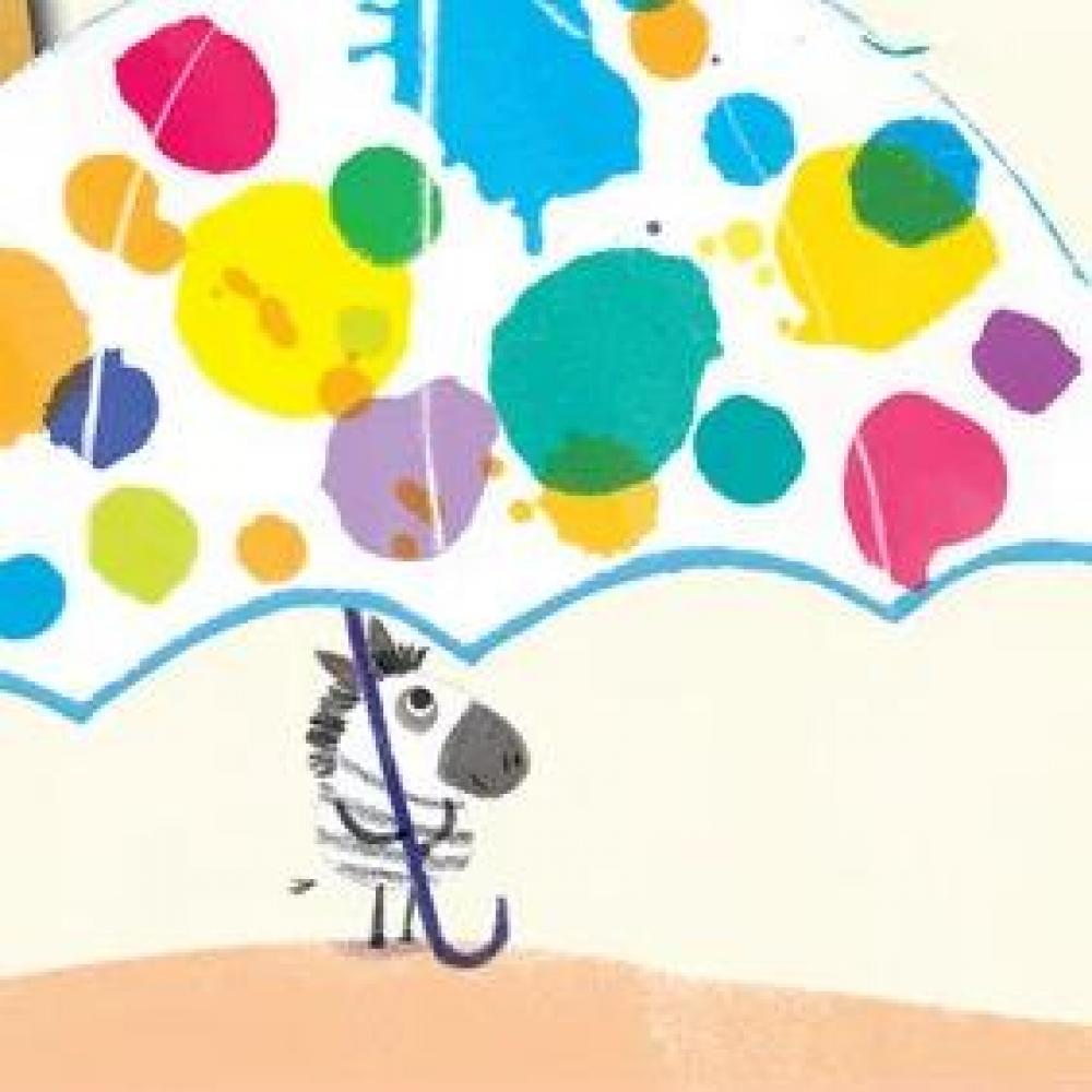 Bild zur Veranstaltung - Kamishibai Erzähltheater - Das Zebra mit dem Regenschirm von David Hernández Sevillano