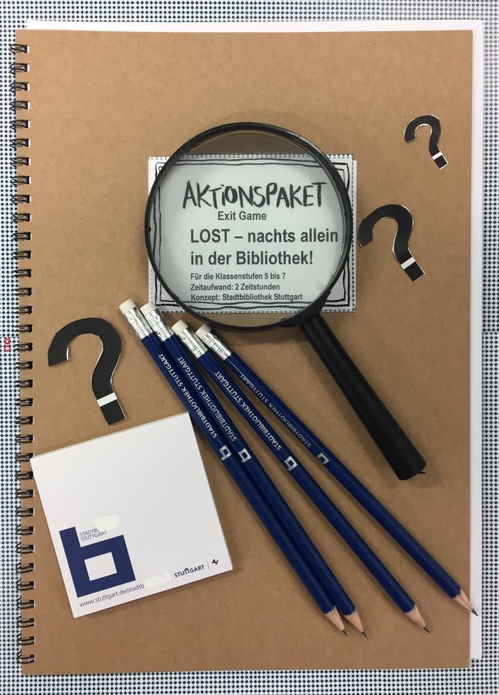 Bild zur Veranstaltung - Lost - Nachts allein in der Bibliothek! Ein Exit-Game to go