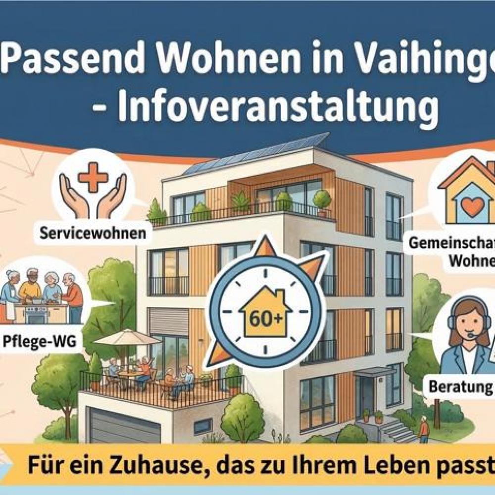 Bild zur Veranstaltung - Sprechstunde des Stadtseniorenrats e.V. "Passend Wohnen in Vaihingen "