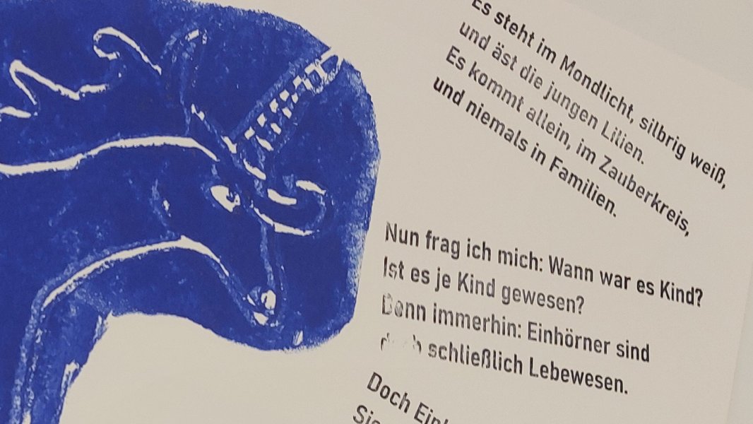 Einhornkinder-Druckwerkstatt - zum 100. Geburtstag von James Krüss