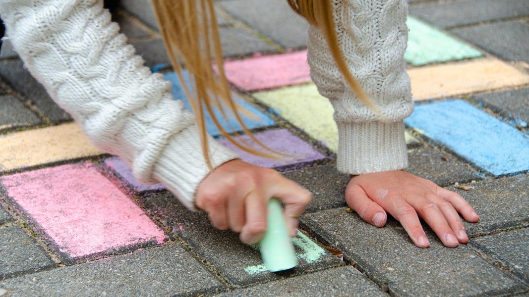 Temporäre Spielstraße in Obertürkheim