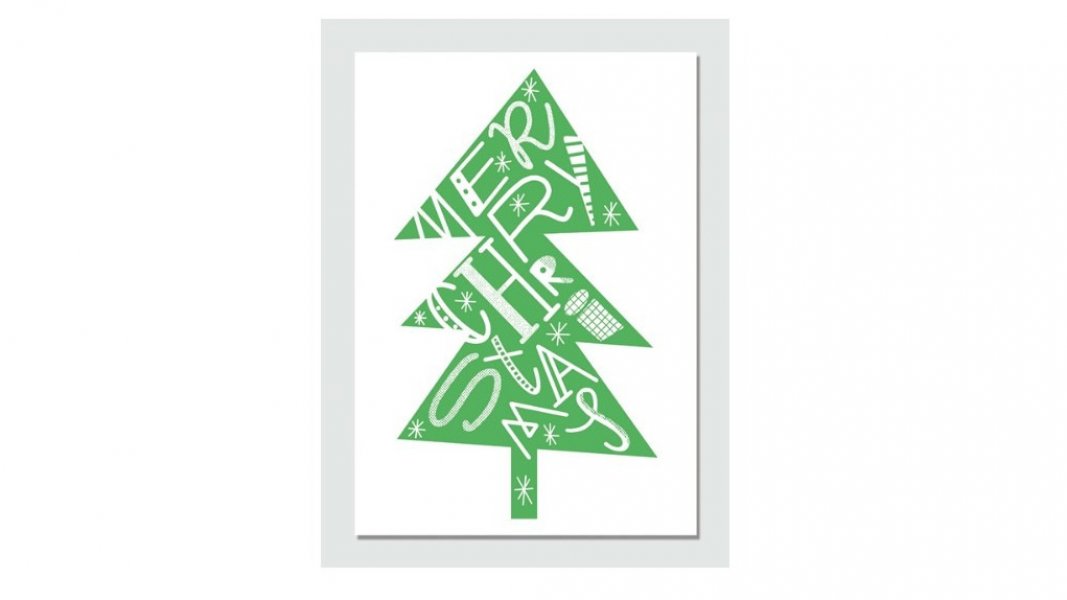 Winterliches Handlettering