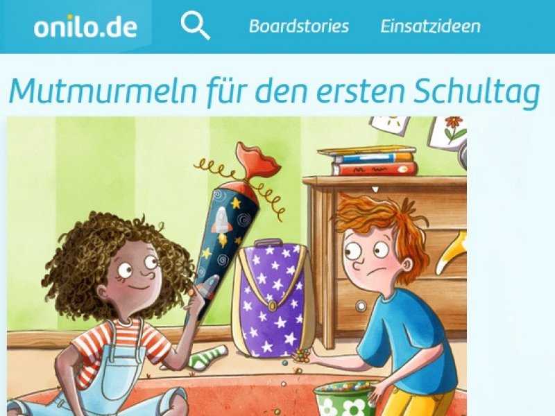 Mutmurmeln für den ersten Schultag