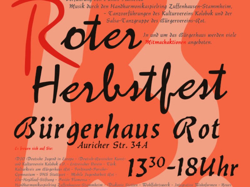 Roter Herbstfest