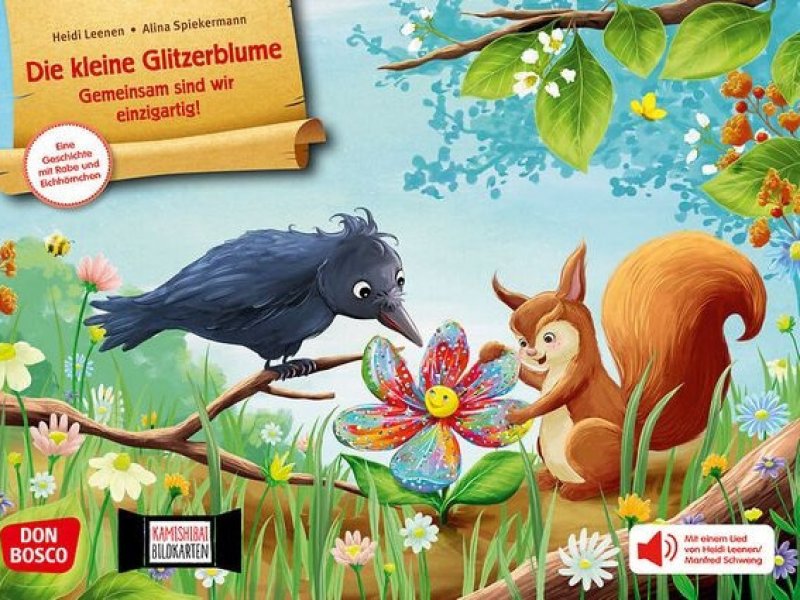 Kamishibai: Die kleine Glitzerblume : gemeinsam sind wir einzigartig
