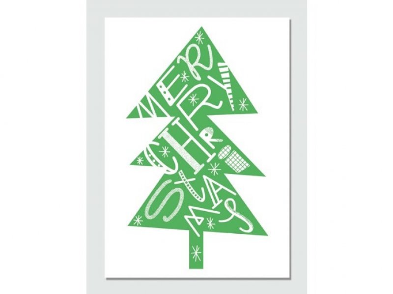 Winterliches Handlettering