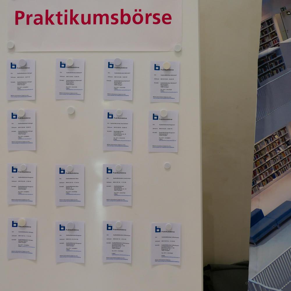 Bild zur Veranstaltung - Stuttgart von Beruf â€“ Ausbildung und Praxissemester in der Stadtbibliothek